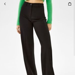 Bershka Wide-leg pants with back pocket
